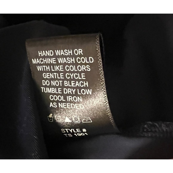 movetes top active/athleisure Peter Pan pointer blue short sleeves M - Picture 7 of 7